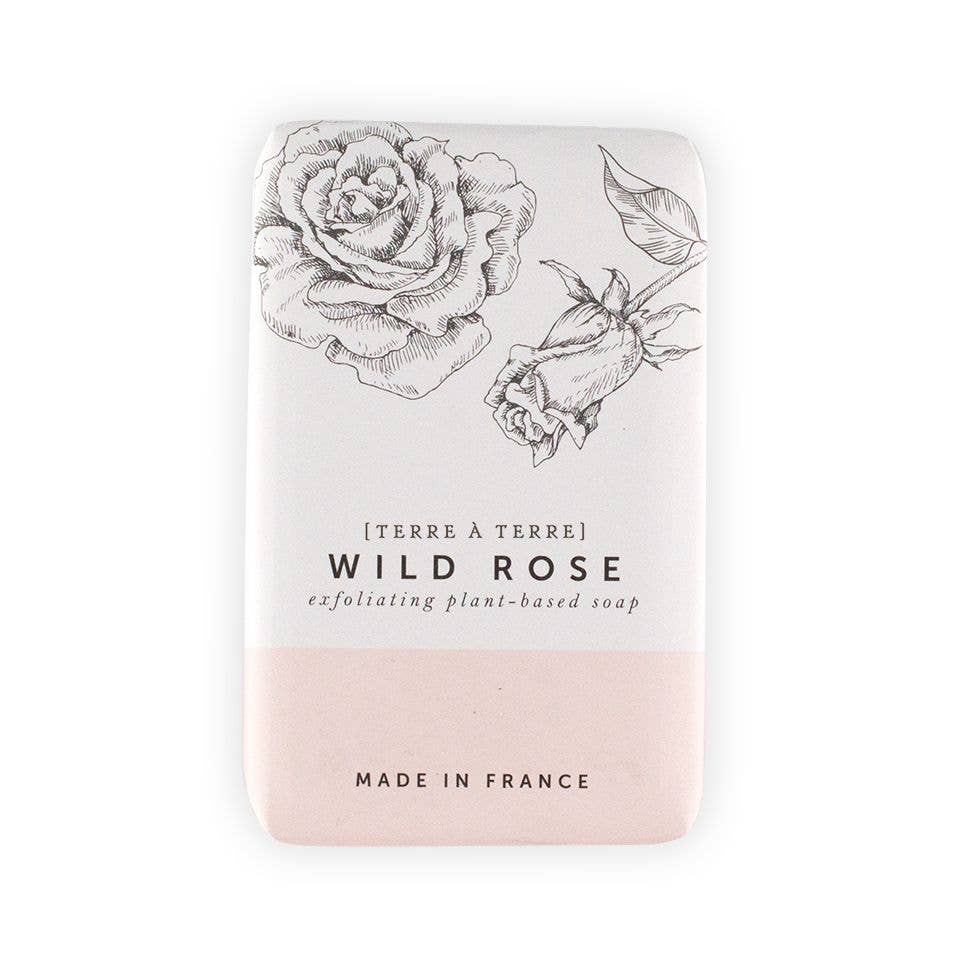 Terre a Terre Wild Rose Exfoliating Soap