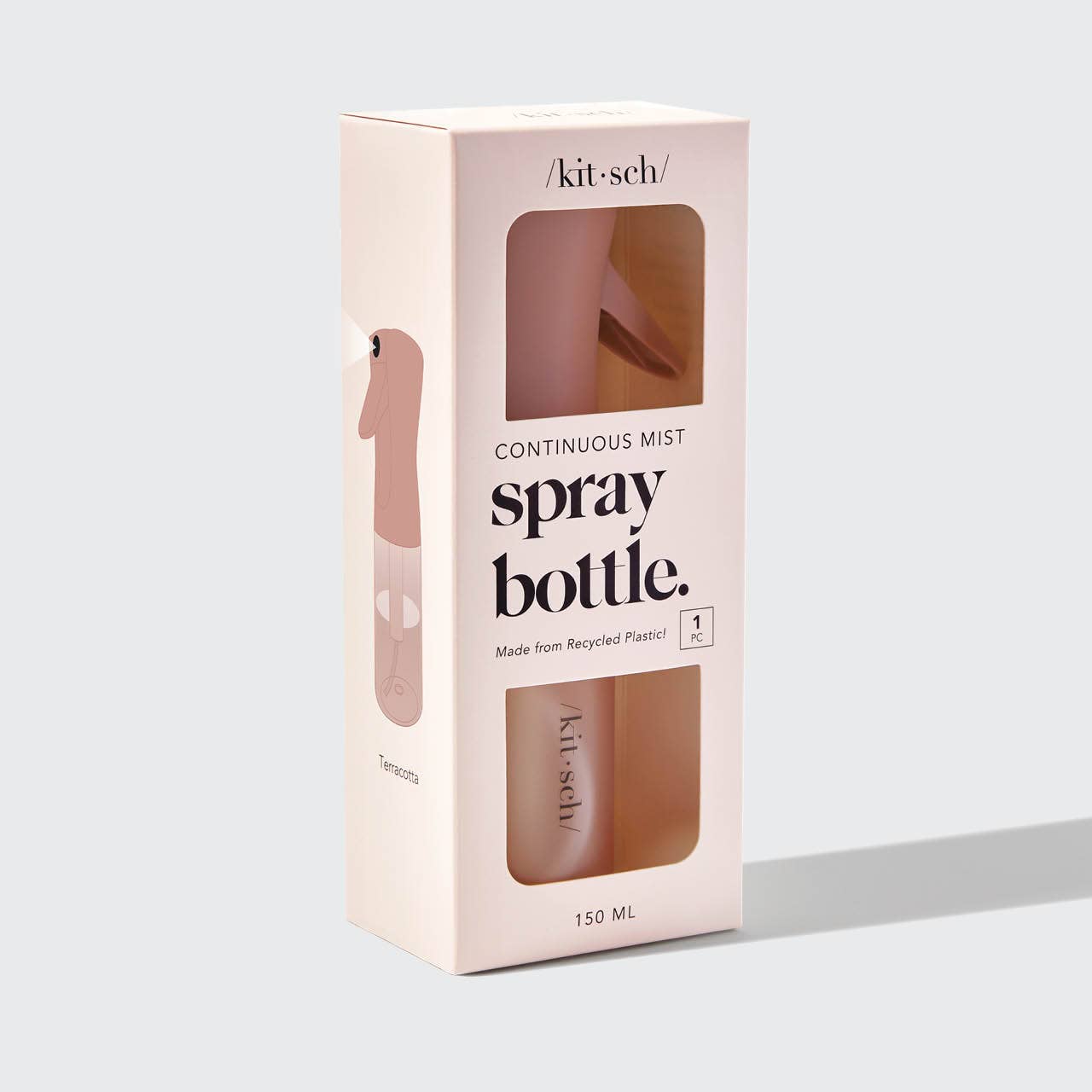 Recycled Plastic Continuous Spray Bottle - Terracotta