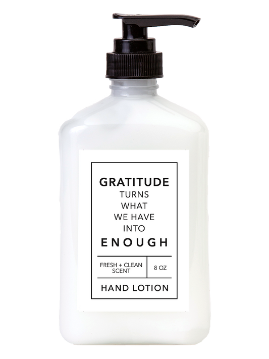 8 oz Gratitude Hand Lotion