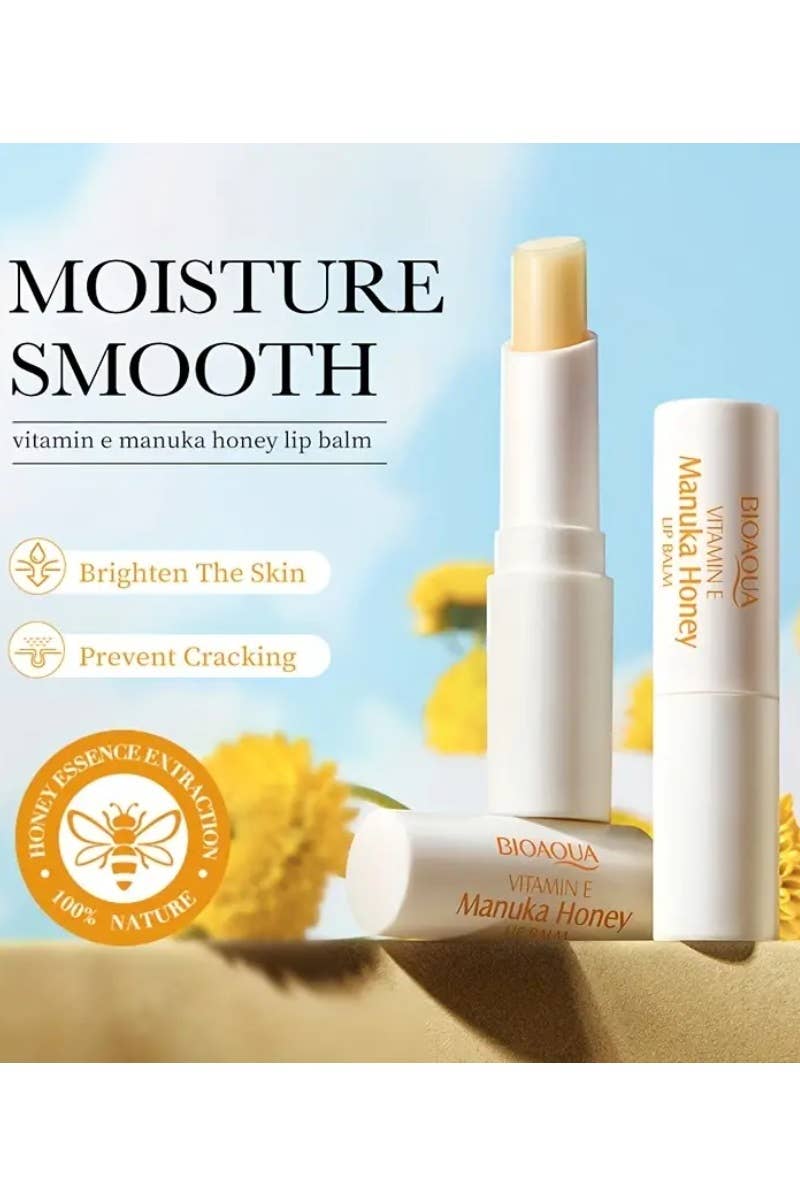 ..SI-26031 Vitamin E Manuka Honey Lip Balm (12pcs Set) Valenti