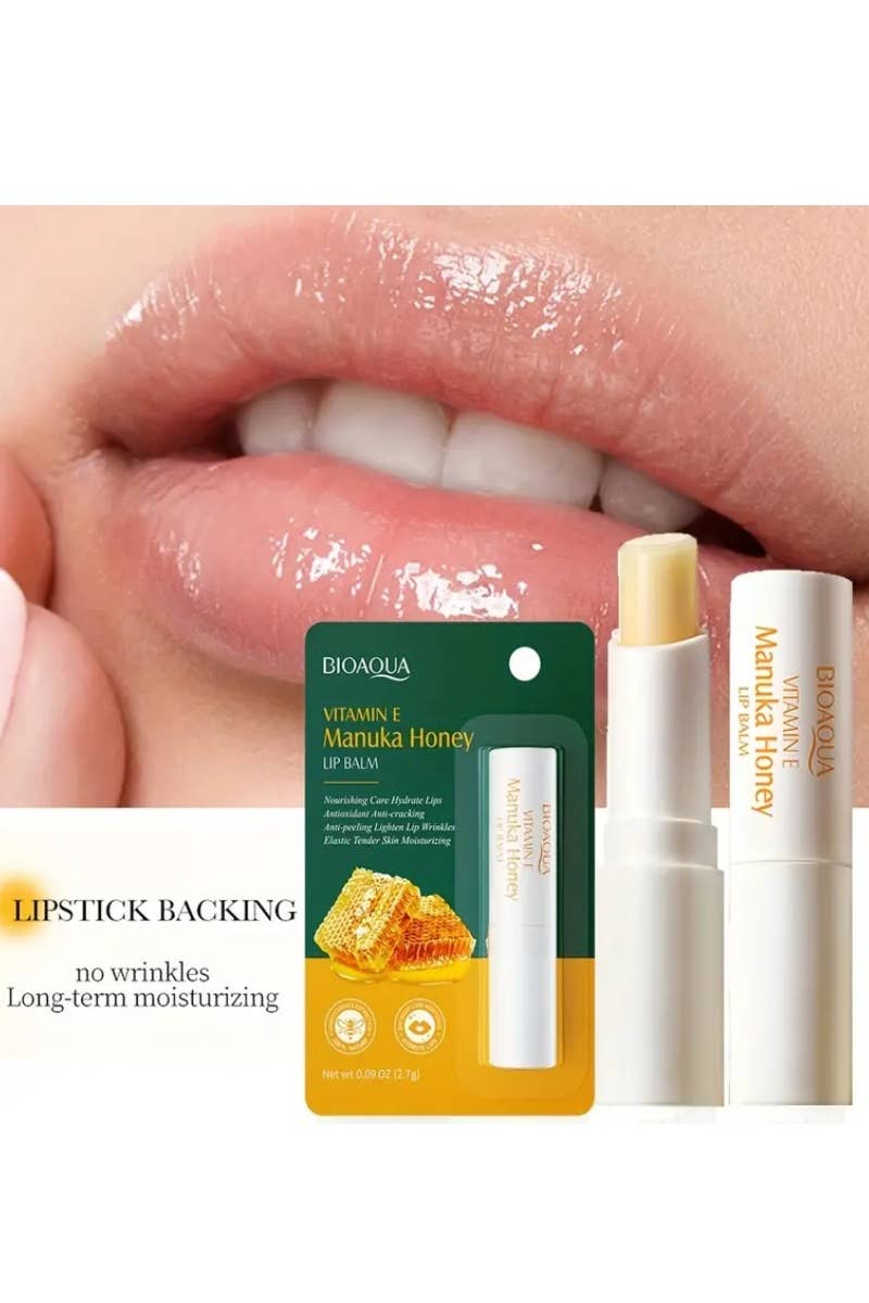 ..SI-26031 Vitamin E Manuka Honey Lip Balm (12pcs Set) Valenti