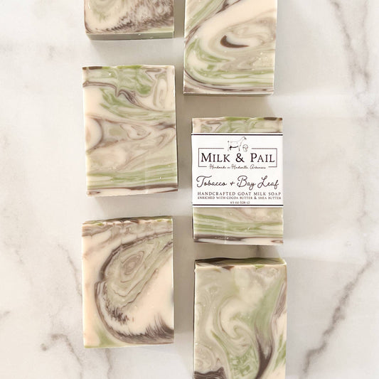 Tobacco & Bay Leaf Goat Milk Soap Bar