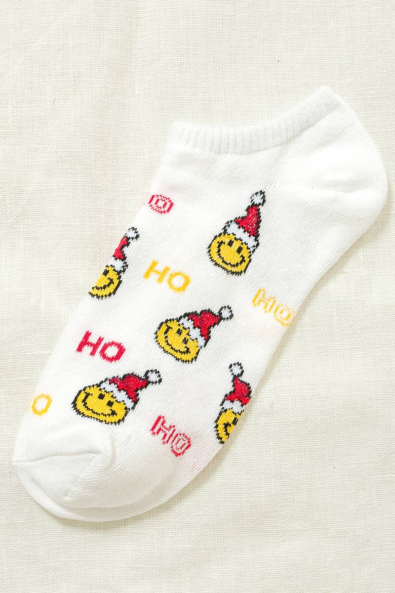 ...SI-27025 Smiley Santa Christmas Socks, 6 Pairs In 1 Pack