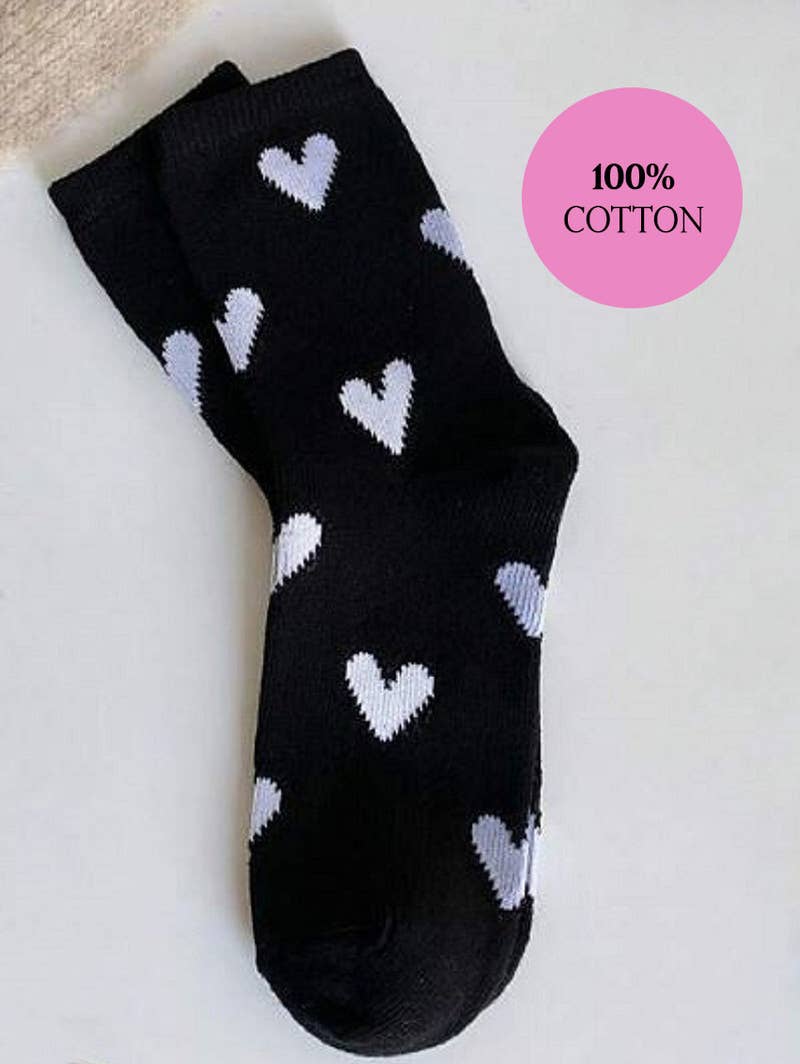 ",,,,, HEART CASUAL SOCKS