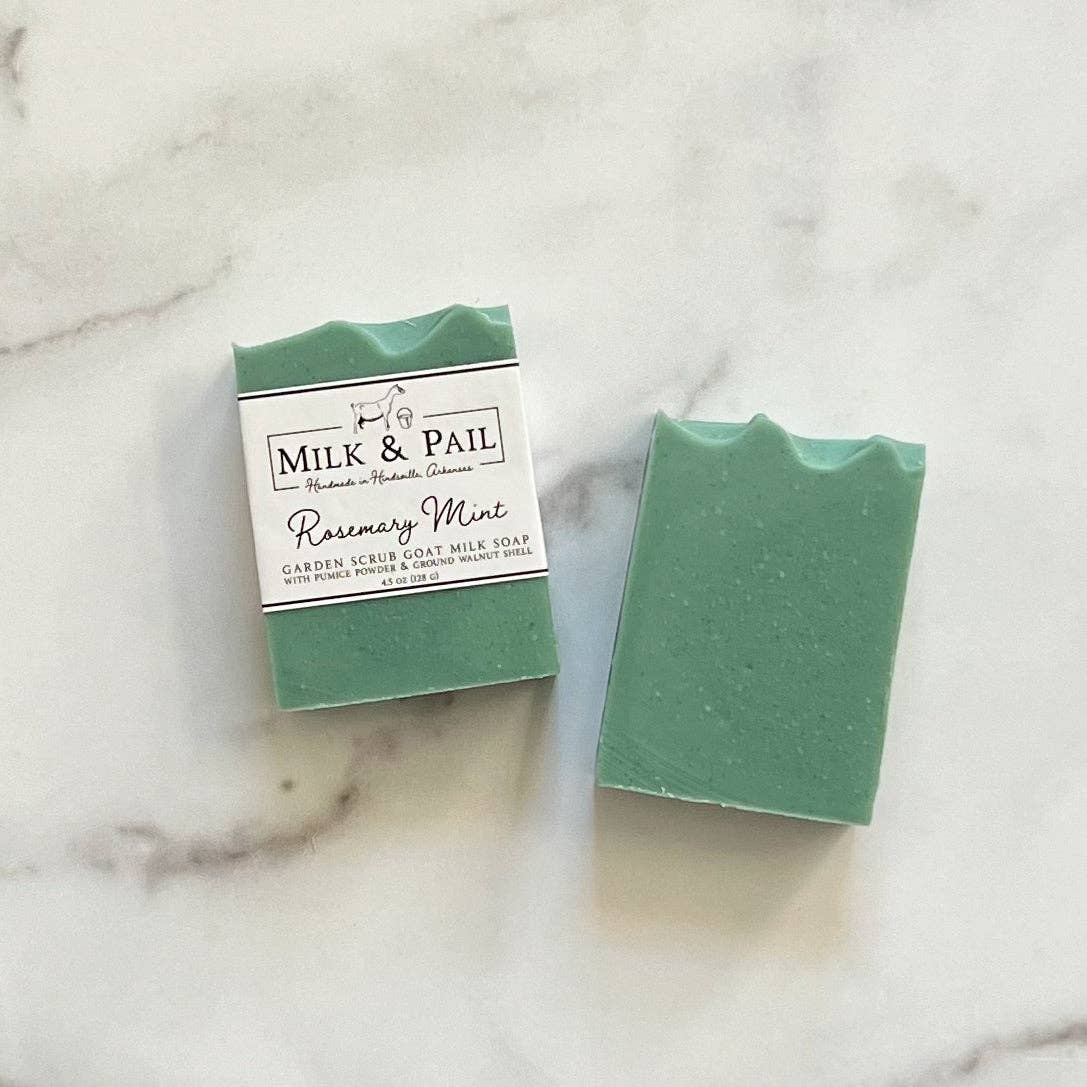 Rosemary Mint Garden Scrub Goat Milk Soap