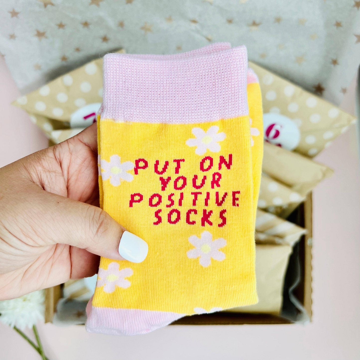 "Put on your Positive Socks"