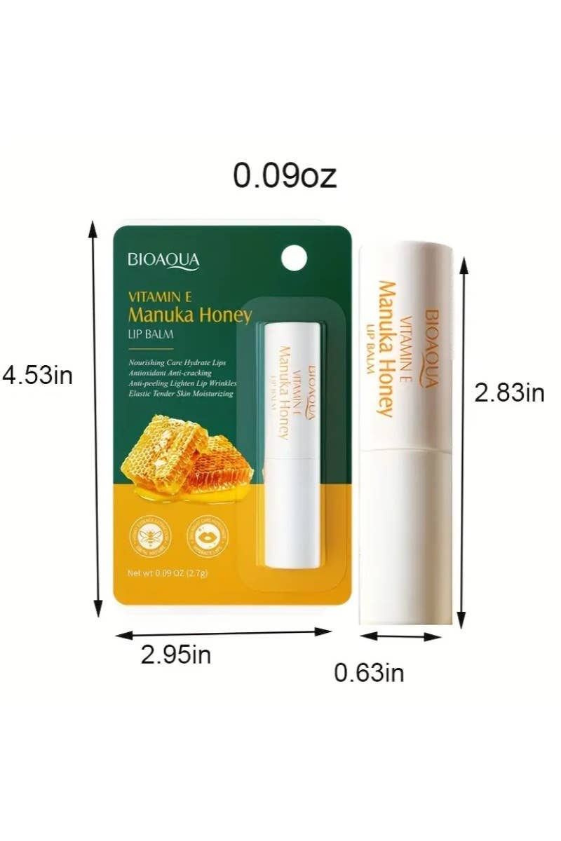 ..SI-26031 Vitamin E Manuka Honey Lip Balm (12pcs Set) Valenti