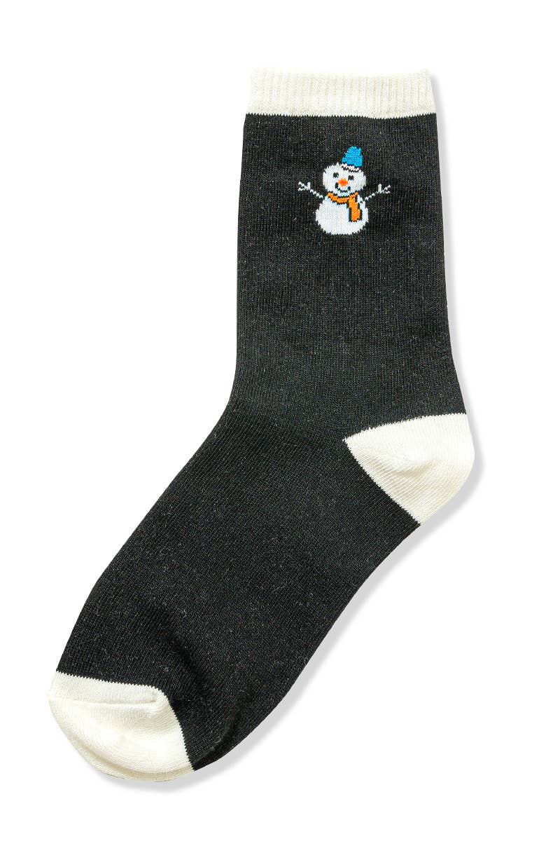 ...SI-27026 Snowman Christmas Socks, 6 Pairs In 1 Pack